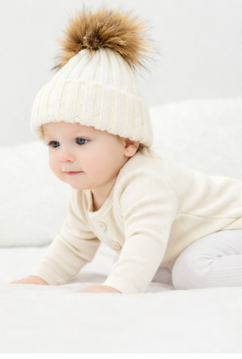 Body bébé manches longues en viscose et coton – Blanc crème - Orange Corail - Beige - Bleu turquoise - Kassyfamily's