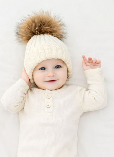Body bébé manches longues en viscose et coton – Blanc crème - Orange Corail - Beige - Bleu turquoise - Kassyfamily's