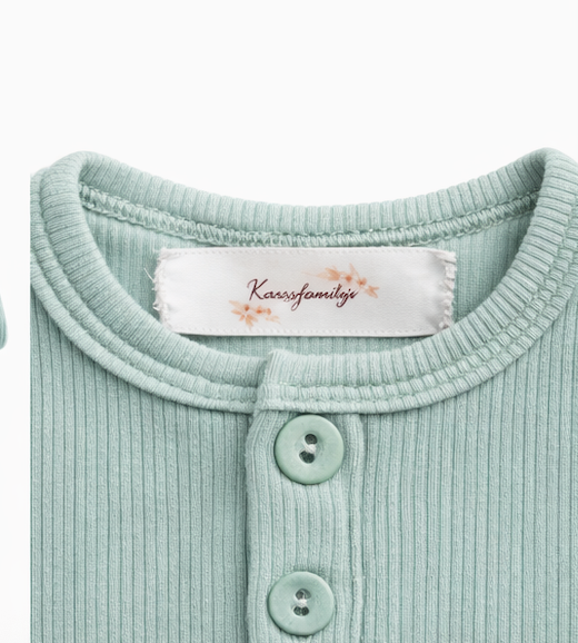 Body bébé manches longues en viscose et coton – Blanc crème - Orange Corail - Beige - Bleu turquoise - Kassyfamily's