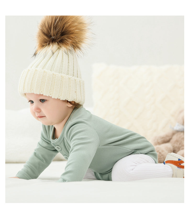 Body bébé manches longues en viscose et coton – Blanc crème - Orange Corail - Beige - Bleu turquoise - Kassyfamily's