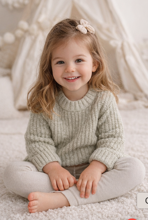 Pull bébé et enfant en maille côtelée – Plusieurs coloris 🧶