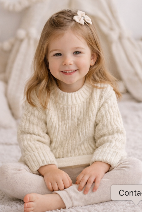 Pull bébé et enfant en maille côtelée – Plusieurs coloris 🧶