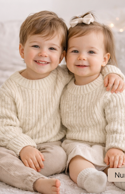 Pull bébé et enfant en maille côtelée – Plusieurs coloris 🧶