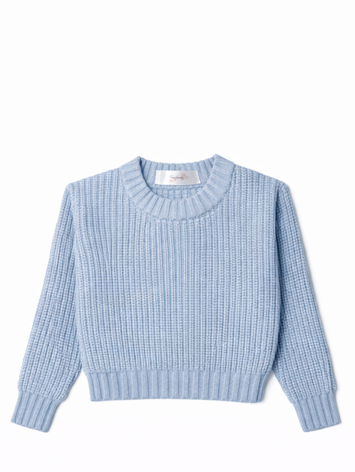 Pull bébé et enfant en maille côtelée – Plusieurs coloris 🧶