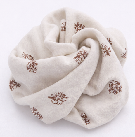 Combinaison bébé zippée à pieds motif pommes de pin – Kassyfamily’s