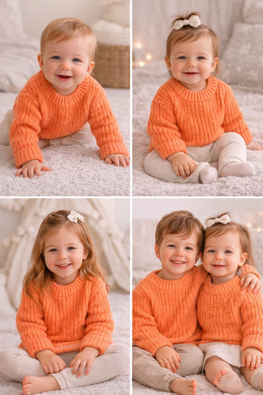 Pull bébé et enfant en maille côtelée – Plusieurs coloris 🧶