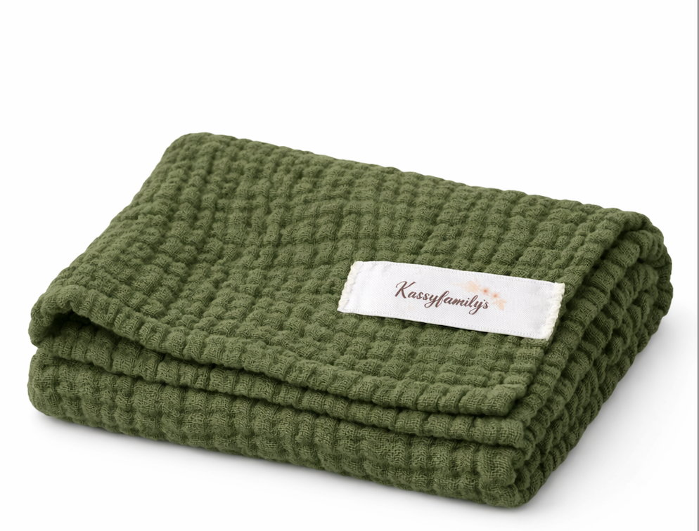 Lange bébé Kassyfamily’s – 100 % coton - Plusieurs coloris cliquer pour voir