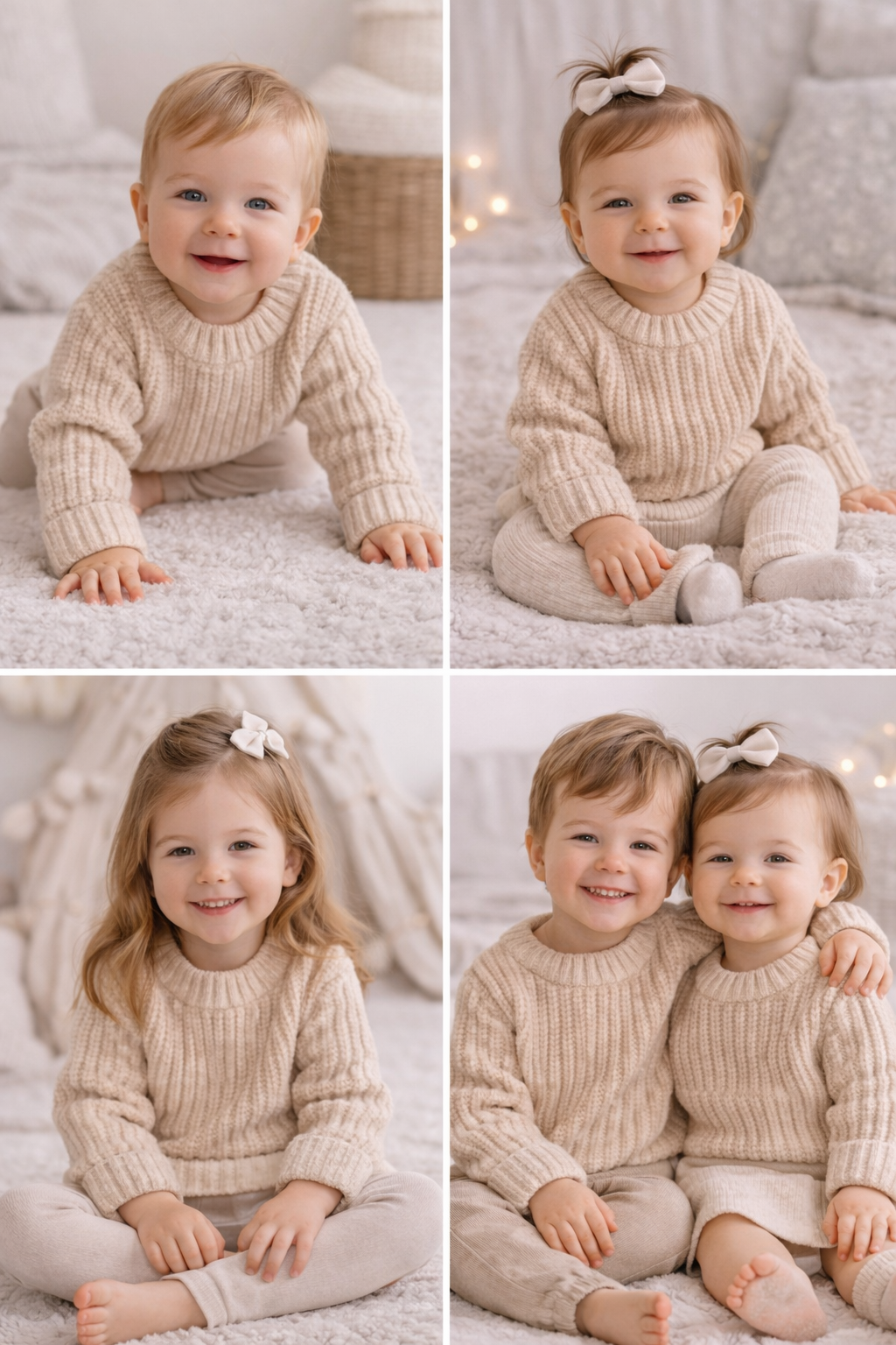 Pull bébé et enfant en maille côtelée – Plusieurs coloris 🧶