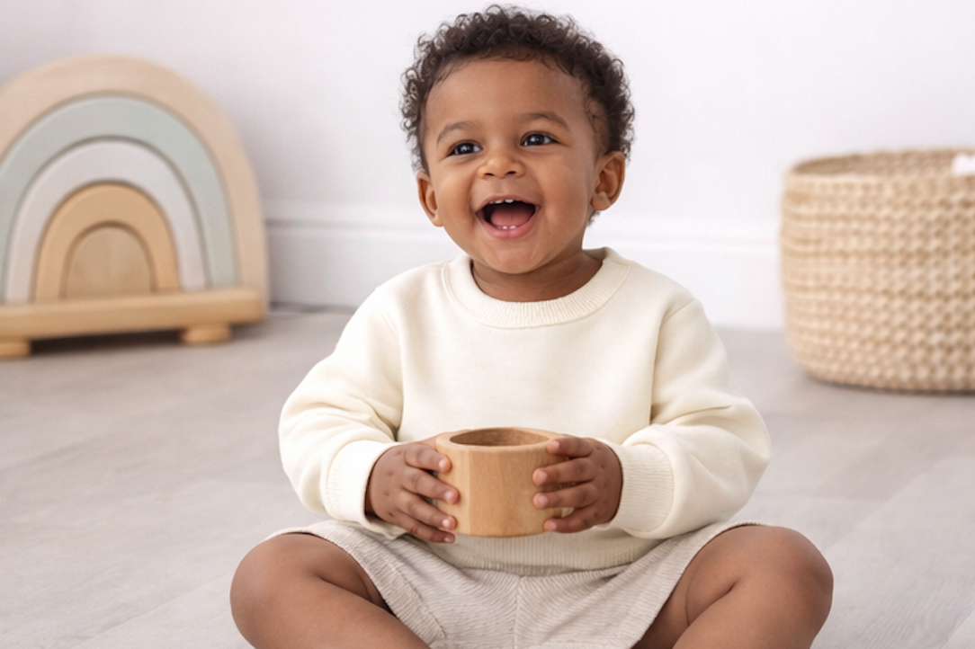Pull bébé et enfant en coton Kassyfamily’s – Vert, blanc crème , marron - Sweat Enfant Manches Longues -