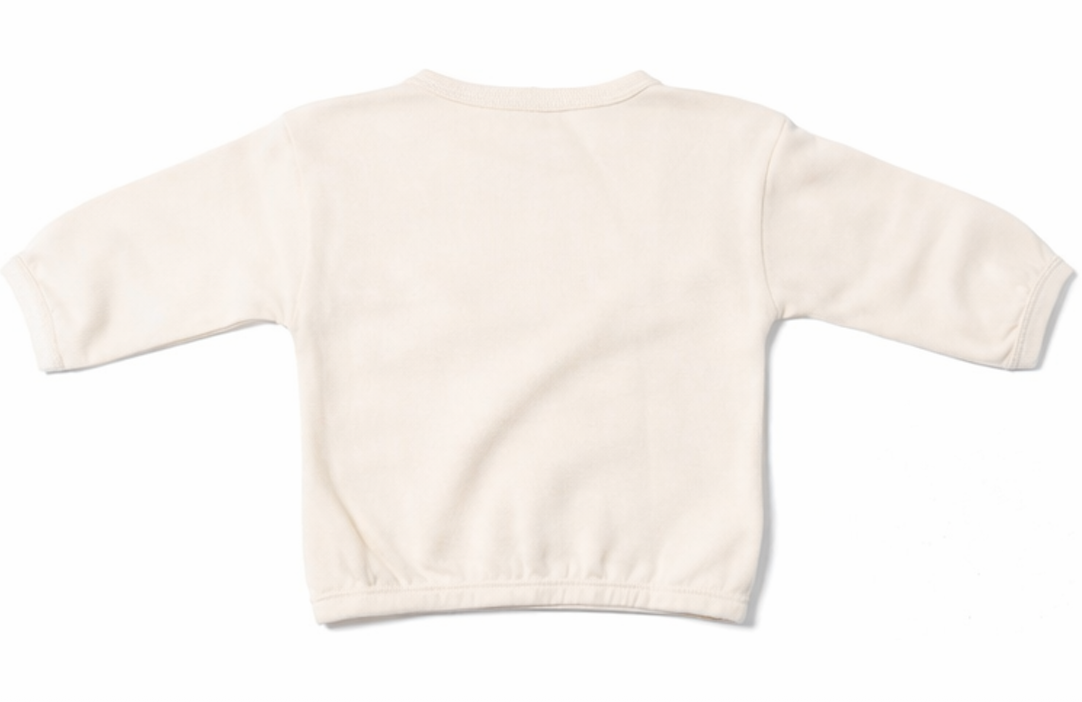 Pull bébé et enfant en coton Kassyfamily’s – Vert, blanc crème , marron - Sweat Enfant Manches Longues -