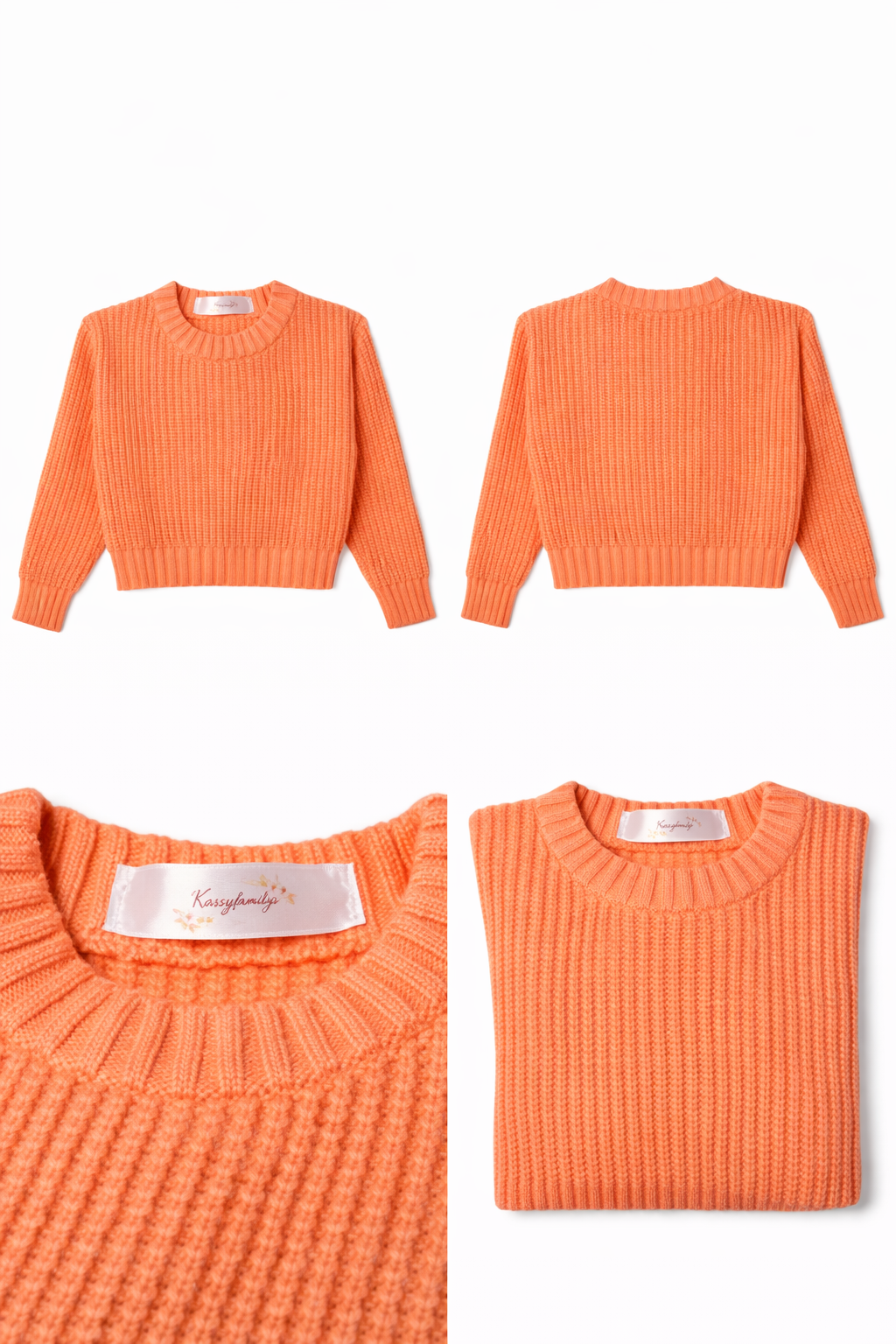 Pull bébé et enfant en maille côtelée – Plusieurs coloris 🧶