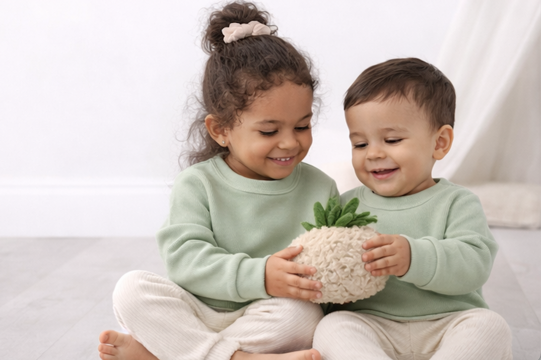 Pull bébé et enfant en coton Kassyfamily’s – Vert, blanc crème , marron - Sweat Enfant Manches Longues -