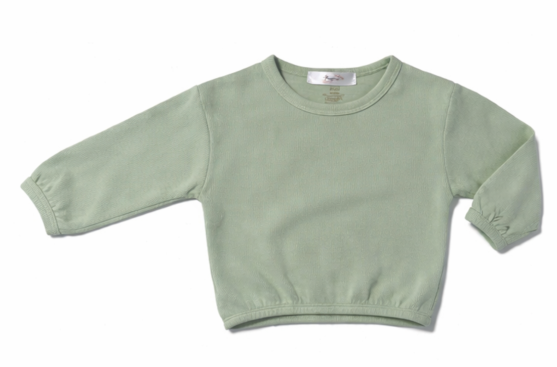Pull bébé et enfant en coton Kassyfamily’s – Vert, blanc crème , marron - Sweat Enfant Manches Longues -
