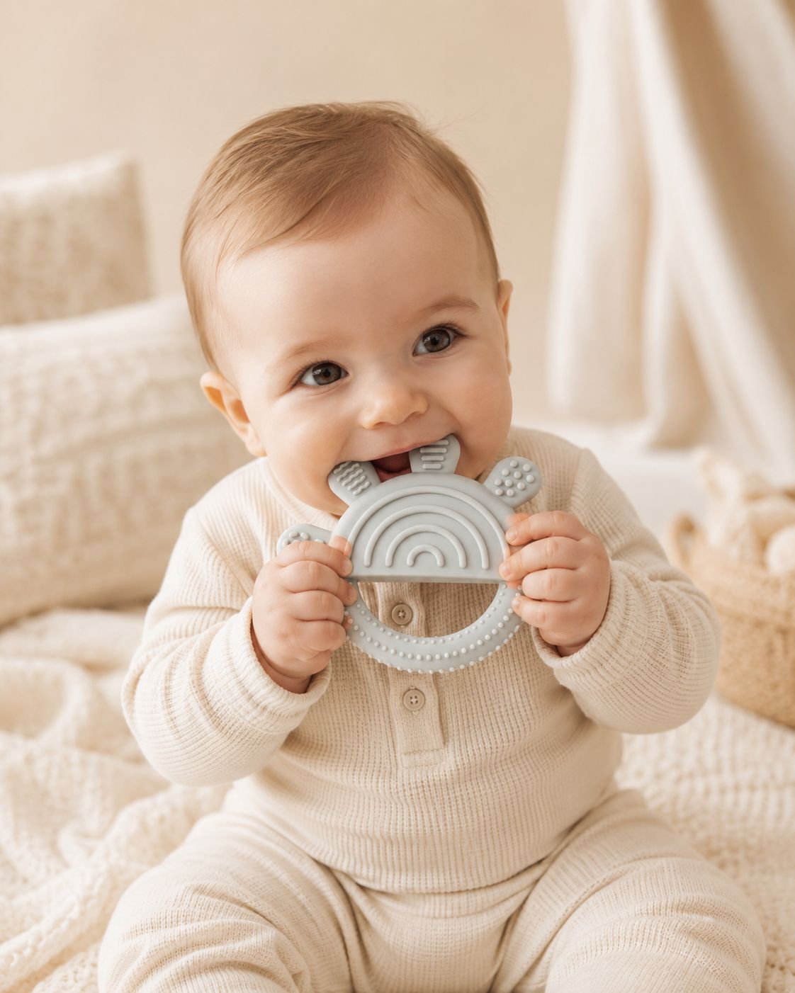 Anneau de dentition - Arc-En-Ciel - bébé - Kassyfamily’s