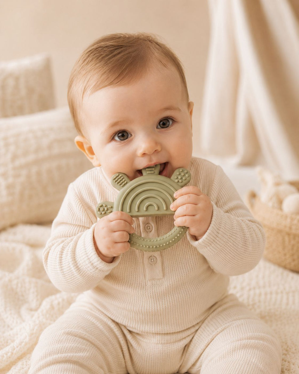 Anneau de dentition - Arc-En-Ciel - bébé - Kassyfamily’s