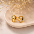 Boucles d'oreilles graines de café dorées - Kassyfamily’s