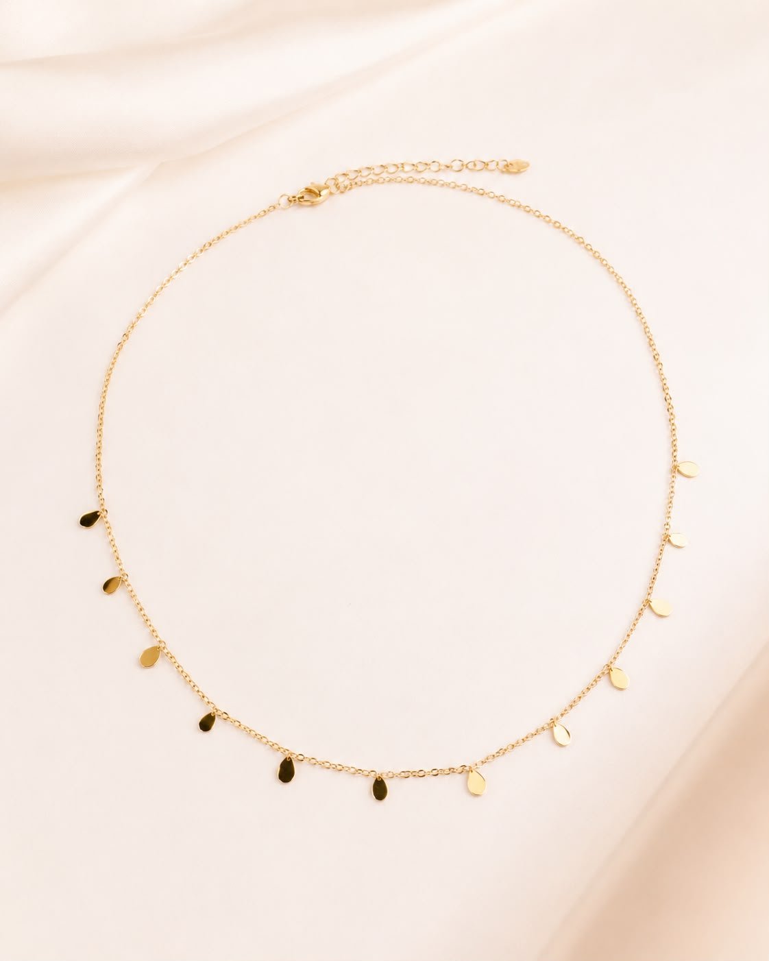 Collier Pampilles Goutte - Acier Inoxydable doré - Kassyfamily’s