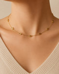 Collier Ras De Cou Doré - Grain De Café - Kassyfamily’s