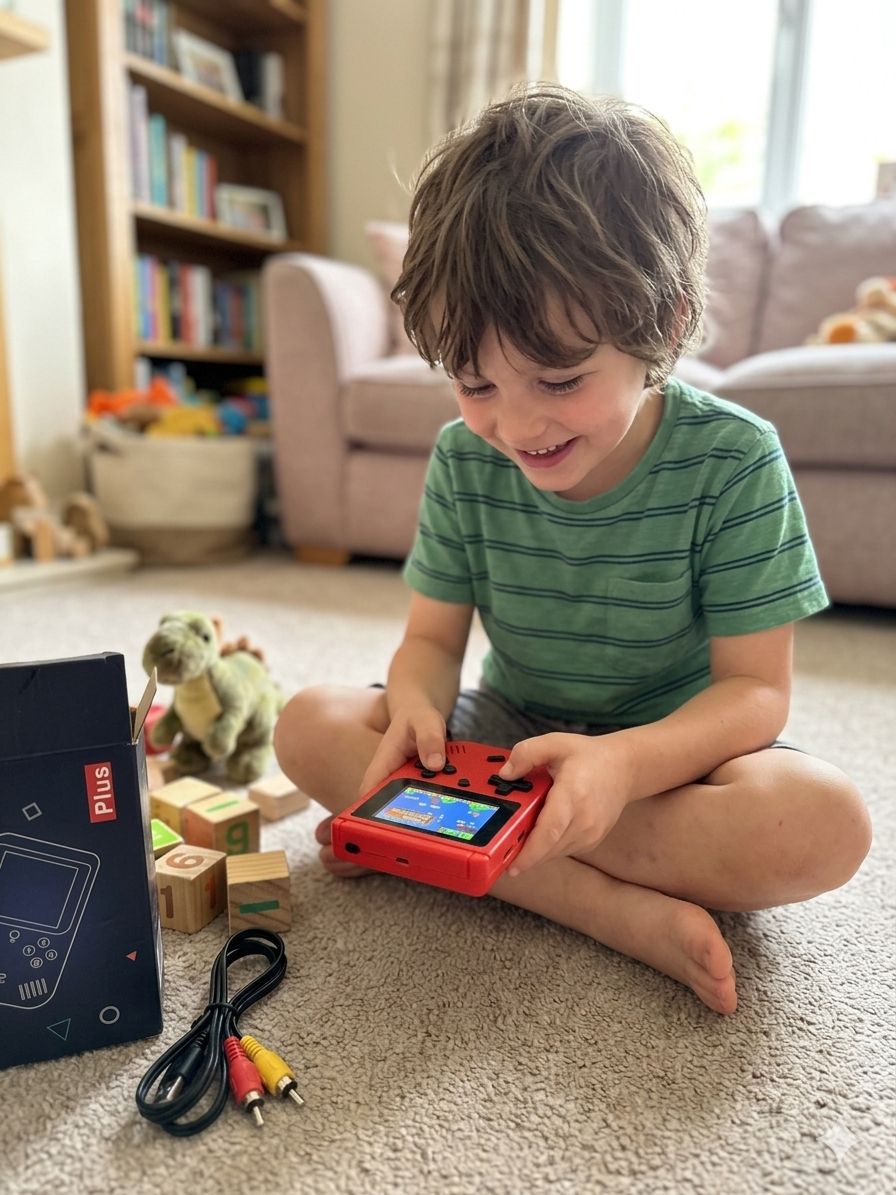 Console rétro portable 400 jeux – Rechargeable – Coloris au choix - Kassyfamily’s