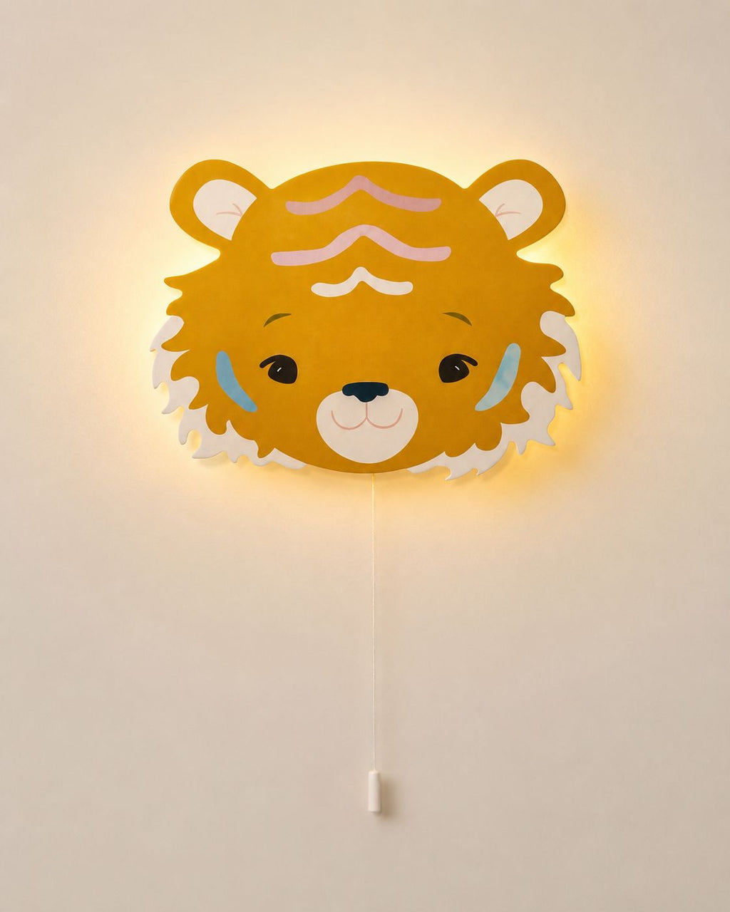 Lampe Murale Bébé Tigre - Veilleuse Douce Avec Ficelle - Kassyfamily’s