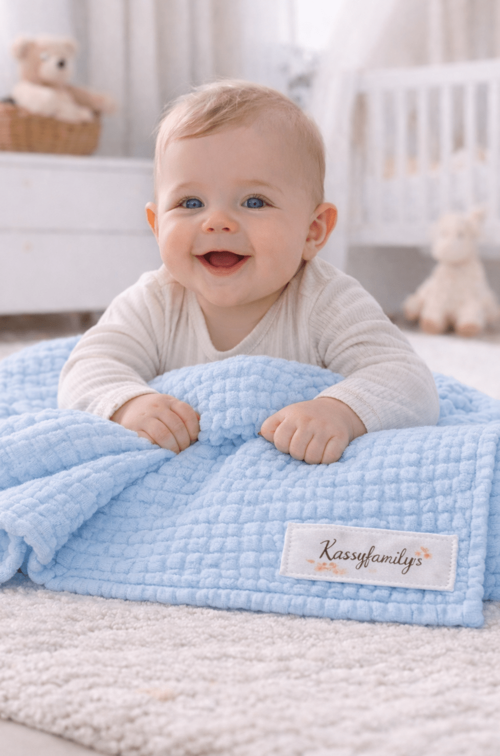 Lange bébé Kassyfamily’s – 100 % coton - Kassyfamily’s