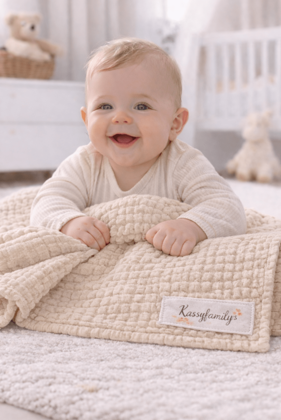 Lange bébé Kassyfamily’s – 100 % coton - Kassyfamily’s