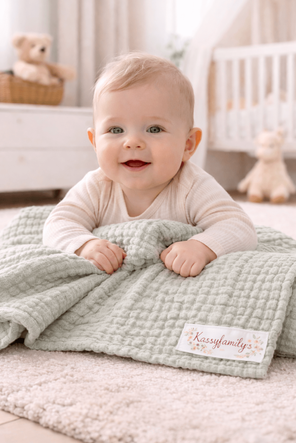 Lange bébé Kassyfamily’s – 100 % coton - Kassyfamily’s
