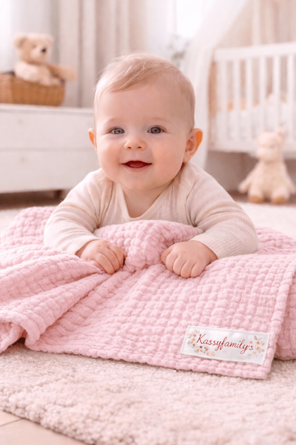 Lange bébé Kassyfamily’s – 100 % coton - Kassyfamily’s
