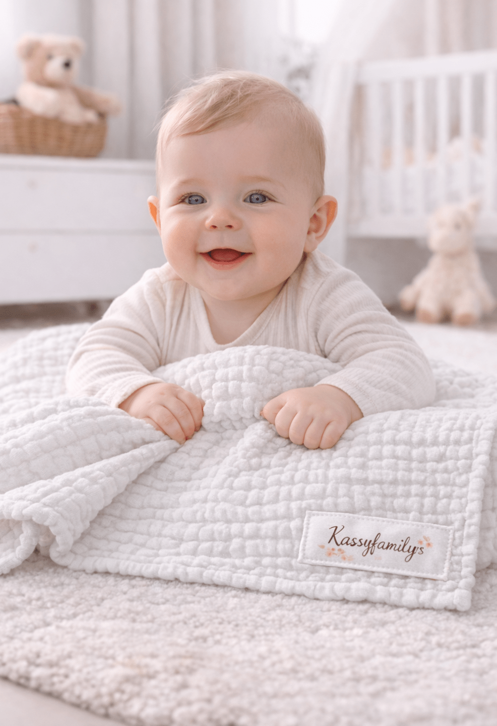 Lange bébé Kassyfamily’s – 100 % coton - Kassyfamily’s
