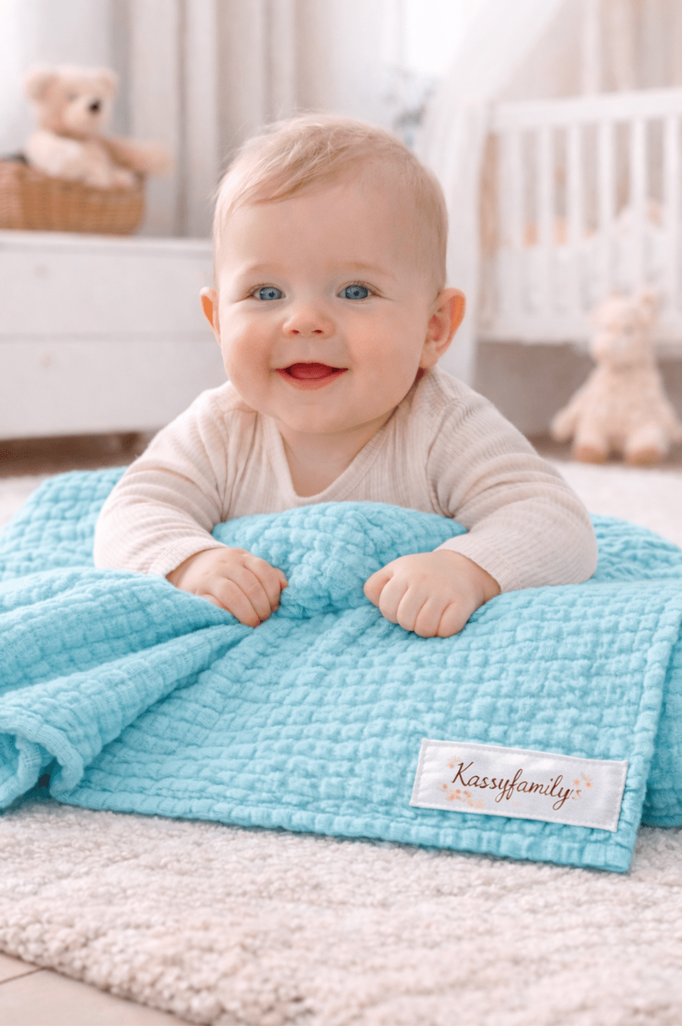Lange bébé Kassyfamily’s – 100 % coton - Kassyfamily’s