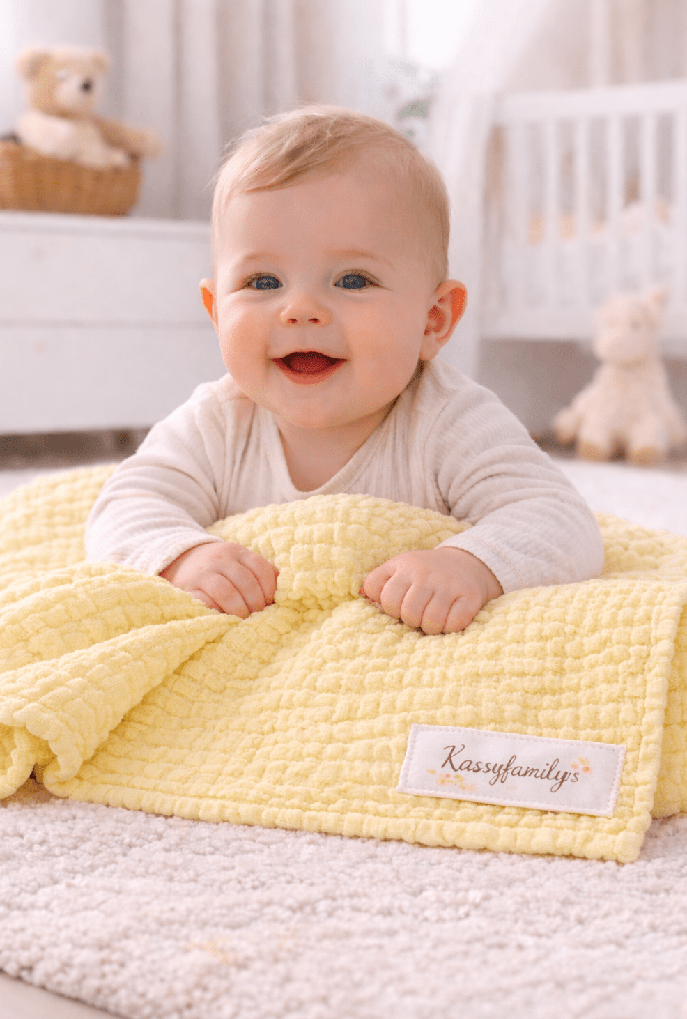 Lange bébé Kassyfamily’s – 100 % coton - Kassyfamily’s