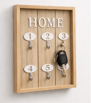 Mini meuble porte clés - HOME - Décoration - Maison - Bois - Noir - Kassyfamily’s