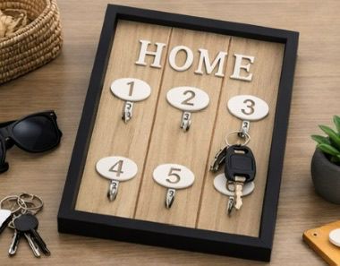 Mini meuble porte clés - HOME - Décoration - Maison - Bois - Noir - Kassyfamily’s