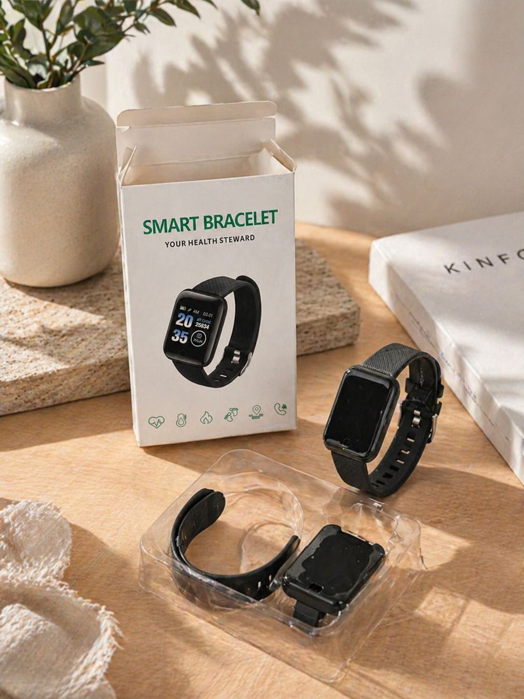 Montre Connectée Noire - Élégante - Pratique -Moderne - Kassyfamily’s