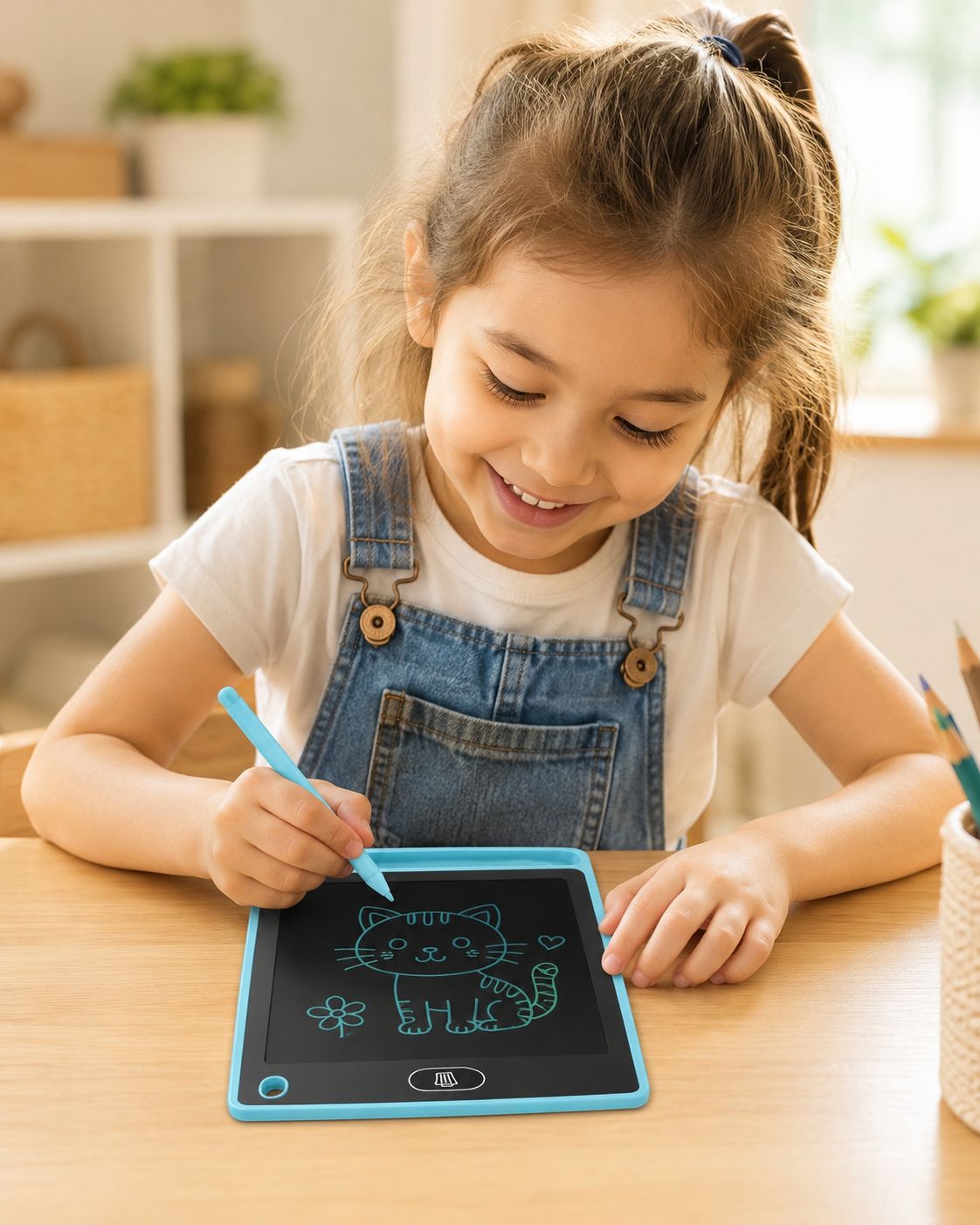 Tablette LCD d’écriture 6,5” – Ardoise magique réutilisable - Kassyfamily’s